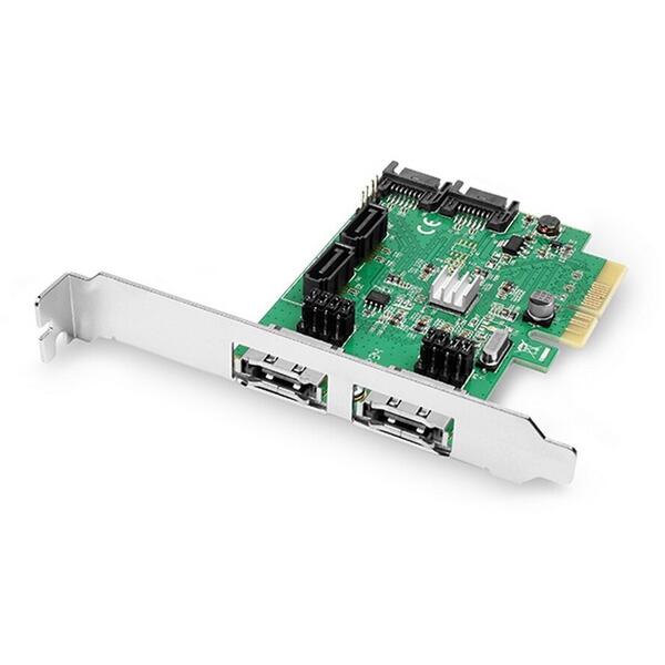 Adaptor SSD/HDD AXAGON PCIe la 4 SATA si 2 eSATA