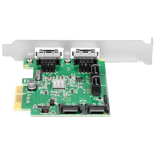 Adaptor SSD/HDD AXAGON PCIe la 4 SATA si 2 eSATA