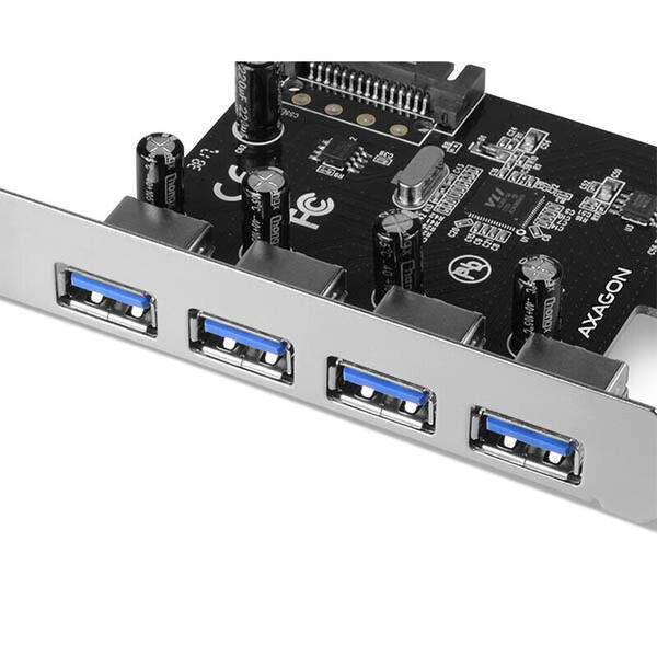 Adaptor USB AXAGON PCI-Express la 4x USB 3.2 Gen1