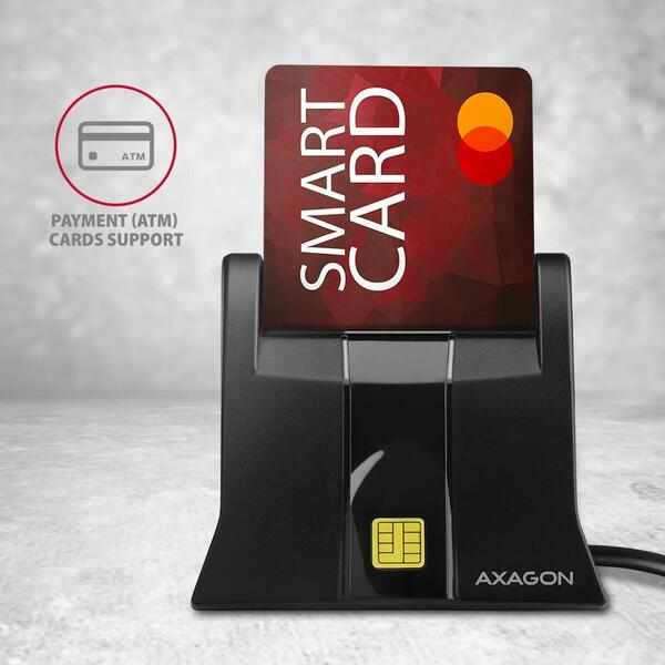 Card Reader AXAGON pentru SIM-uri, CRE-SM4