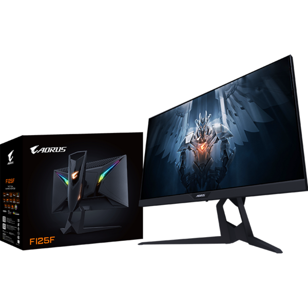 Monitor Gaming Gigabyte Aorus Gaming FI25F 24.5 inch FHD, 1ms, 240Hz, Negru