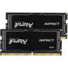 Memorie Notebook Kingston FURY Impact, 32GB, DDR5, 5600MHz, CL40, 1.1v, Kit Dual Channel