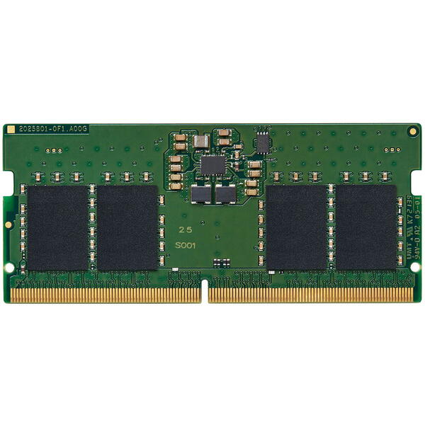 Memorie Notebook Kingston ValueRAM, 16GB, DDR5, 5200MHz, CL42, 1.1v