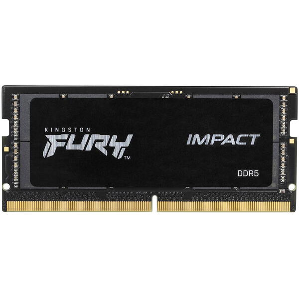 Memorie Notebook Kingston FURY Impact, 16GB, DDR5, 6400MHz, CL38, 1.35v