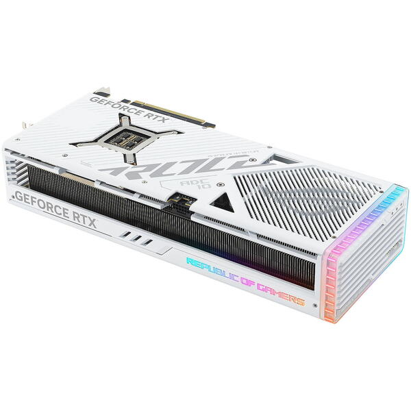 Placa video Asus GeForce RTX 4090 ROG STRIX White 24GB GDDR6X 384 bit DLSS 3.0