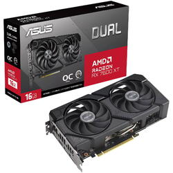 Placa video Asus Dual Radeon™ RX 7600 XT OC Edition 16GB GDDR6