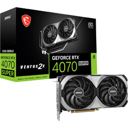 GeForce RTX 4070 SUPER VENTUS 2X OC 12GB GDDR6X 192 Bit DLSS 3.0