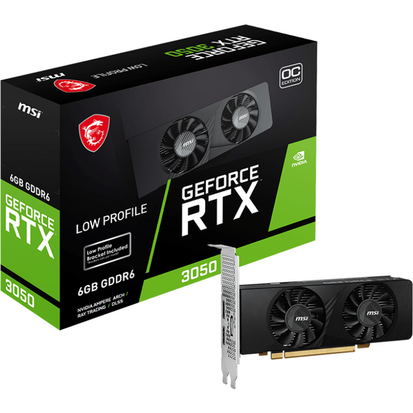 Placa video MSI GeForce RTX 3050 Low Profile 6GB GDDR6 96 Bit