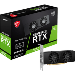 GeForce RTX 3050 Low Profile 6GB GDDR6 96 Bit