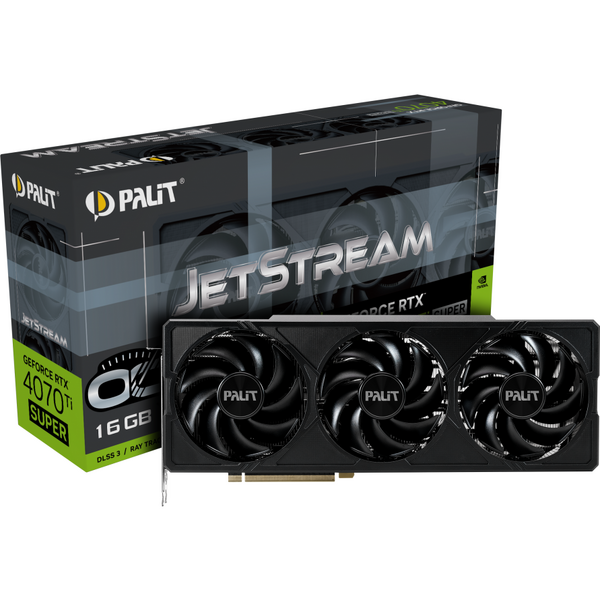 Placa video Palit GeForce RTX 4070 Ti SUPER JetStream 16GB GDDR6X 256 Bit DLSS 3.0