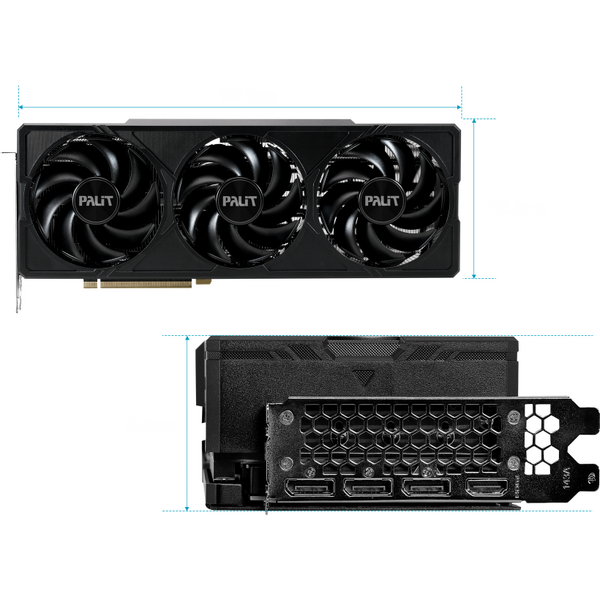 Placa video Palit GeForce RTX 4070 Ti SUPER JetStream 16GB GDDR6X 256 Bit DLSS 3.0