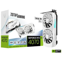 GeForce RTX 4070 TWIN EDGE OC White Edition 12GB GDDR6X 192 bit DLSS 3.0