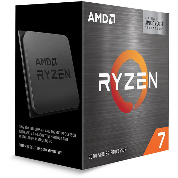 Procesor AMD Ryzen 7 5700X3D 3.0 GHz Box Socket AM4