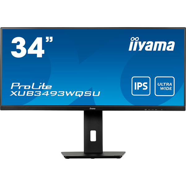 Monitor LED IIyama ProLite XUB3493WQSU-B5 34 inch UWQHD IPS 4 ms 75 Hz