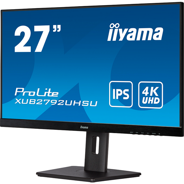 Monitor LED IIyama ProLite XUB2792UHSU-B5 27 inch UHD IPS 4 ms 60 Hz