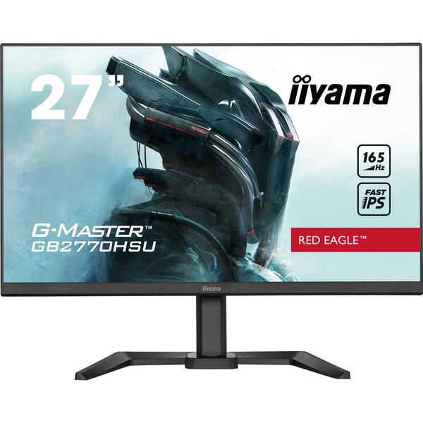 Monitor Gaming IIyama G-MASTER Red Eagle GB2770HSU-B5 27 inch FHD IPS 0.8 ms 165 Hz