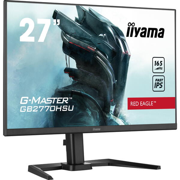 Monitor Gaming IIyama G-MASTER Red Eagle GB2770HSU-B5 27 inch FHD IPS 0.8 ms 165 Hz