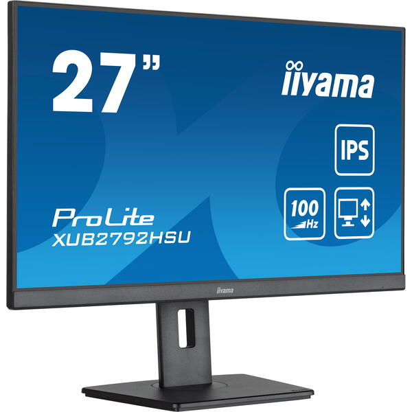 Monitor LED IIyama ProLite XUB2792HSU-B6 27 inch FHD IPS 0.4 ms 100 Hz