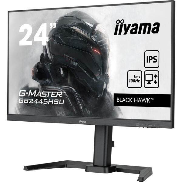 Monitor Gaming IIyama G-MASTER  Black Hawk GB2445HSU-B1 24 inch FHD IPS 1 ms 100 Hz FreeSync