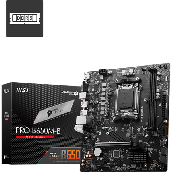 Placa de baza MSI PRO B650M-B Socket AM5