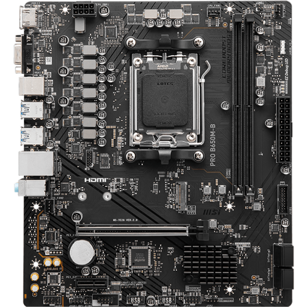 Placa de baza MSI PRO B650M-B Socket AM5