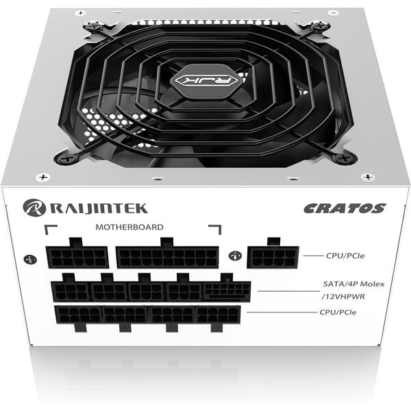 Sursa RAIJINTEK Cratos 1200, 80+ Gold, 1200W, Full Modulara White