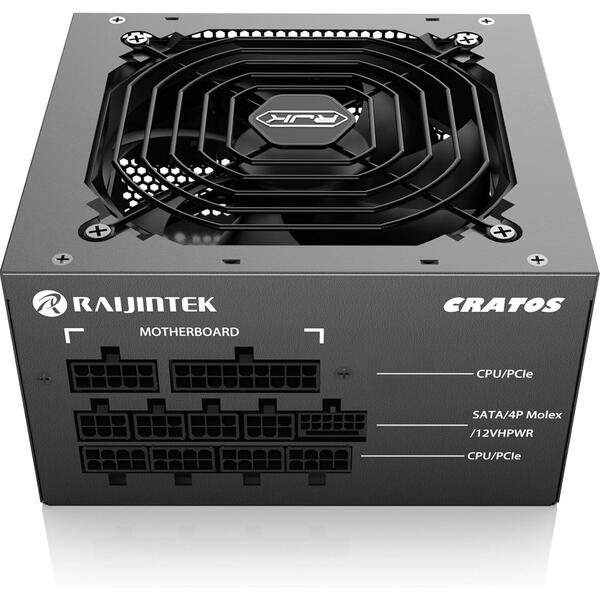 Sursa RAIJINTEK Cratos 850, 80+ Gold, 850W, Full Modulara