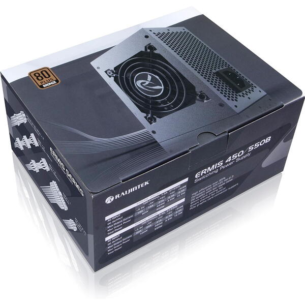 Sursa RAIJINTEK Ermis SFX 550B, 80+ Bronze, 550W