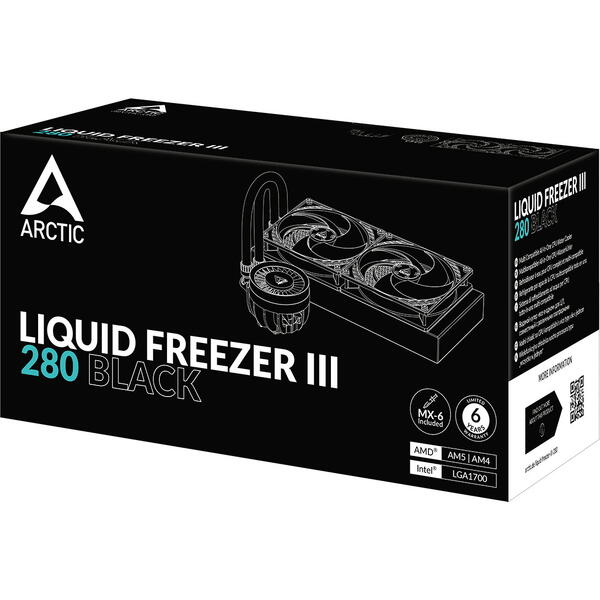 Cooler Arctic Liquid Freezer III 280 Black