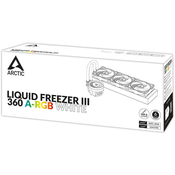 Cooler Arctic Liquid Freezer III 360 ARGB White