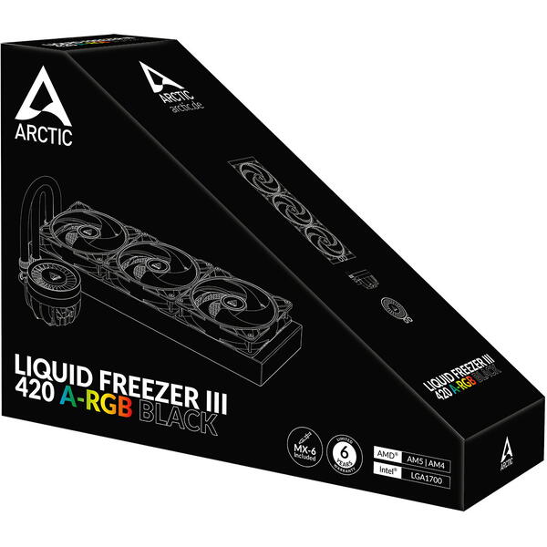 Cooler Arctic Liquid Freezer III 420 ARGB Black