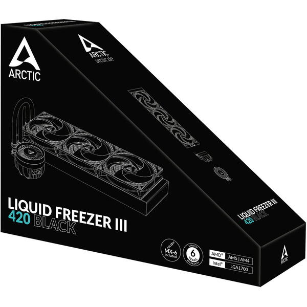 Cooler Arctic Liquid Freezer III 420 Black