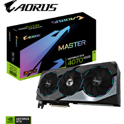 AORUS GeForce RTX 4070 SUPER MASTER 12GB GDDR6X 192 Bit DLSS 3.0