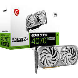 GeForce RTX 4070 Ti SUPER VENTUS 2X OC White 16GB GDDR6X 256 Bit DLSS 3.0
