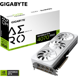 Placa video Gigabyte GeForce RTX 4070 SUPER AERO OC 12GB GDDR6X 192 Bit DLSS 3.0