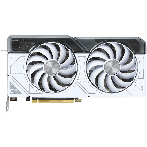 Placa video Asus GeForce RTX 4070 SUPER DUAL OC White 12GB GDDR6X 192 Bit DLSS 3.0