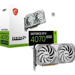 GeForce RTX 4070 SUPER VENTUS 2X OC White 12GB GDDR6X 192 Bit DLSS 3.0