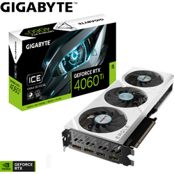 Placa video Gigabyte GeForce RTX 4060 Ti EAGLE OC ICE 8GB GDDR6 DLSS 3.0 128 bit