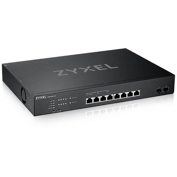 Switch ZyXEL XS1930-10, 8 Porturi 10Gigabit + 2x SFP+