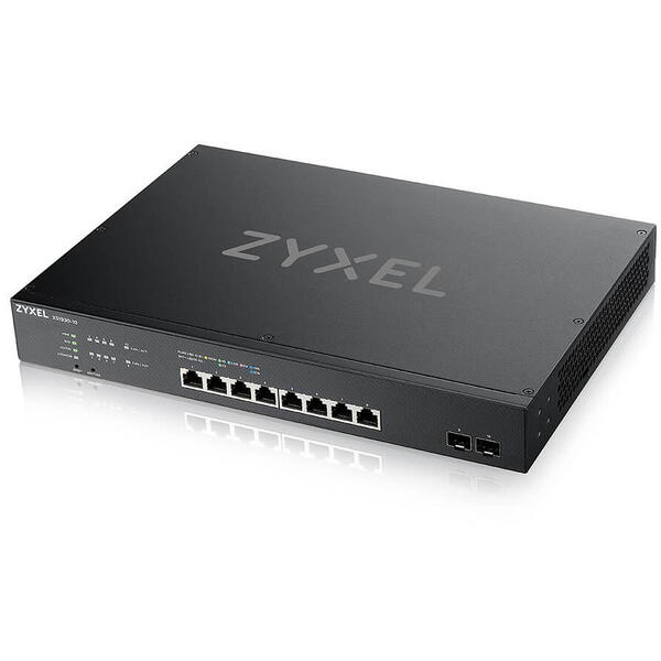Switch ZyXEL XS1930-10, 8 Porturi 10Gigabit + 2x SFP+