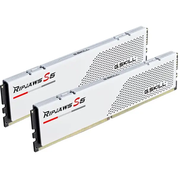 Memorie G.Skill Ripjaws S5 White 32GB DDR5 6000MHz CL32 Kit Dual Channel