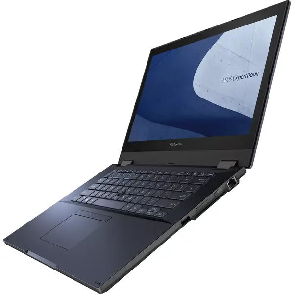 Laptop Asus ExpertBook L2 Flip L2402FYA, 14 inch FHD Touch, AMD Ryzen 5 5625U, 16GB DDR4, 512GB SSD, Radeon, Win 11 Pro, Star Black