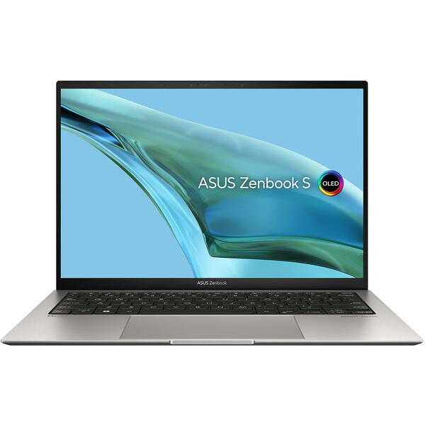 Laptop Asus Zenbook S 13 OLED UX5304MA, 13.3 inch 3K, Intel Core Ultra 7 155U, 32GB DDR5X, 1TB SSD, Intel Graphics, Win 11 Pro, Basalt Grey