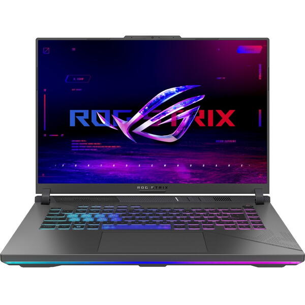 Laptop Asus ROG Strix G16 G614JVR, 16 inch QHD+ 240Hz, Intel Core i9 14900HX, 16GB DDR5, 1TB SSD, GeForce RTX 4060 8GB, Eclipse Gray