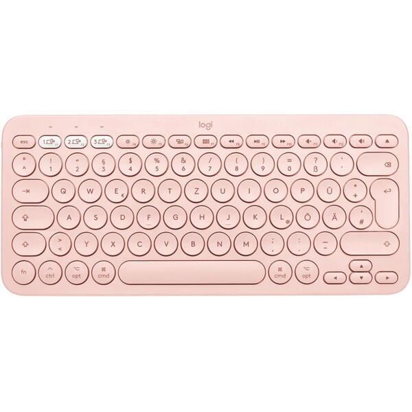 Tastatura Logitech K380 for Mac Bluetooth Rose UK International Layout