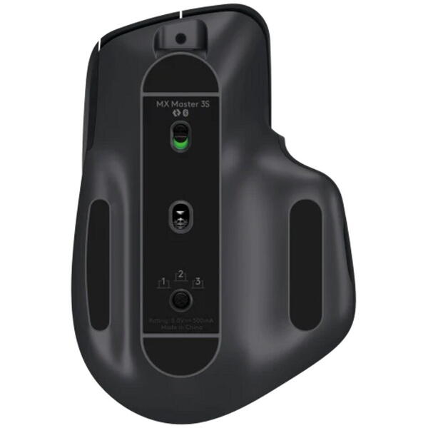 Mouse Logitech MX Master 3S, Wireless/Bluetooth, Graphite