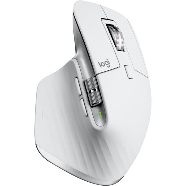 Mouse Logitech MX Master 3S, Wireless/Bluetooth, Pale Grey