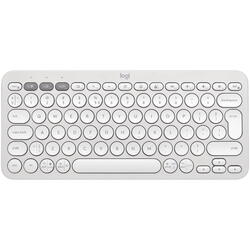Tastatura Logitech Pebble Keys 2 K380s, Wireless/Bluetooth, Tonal White