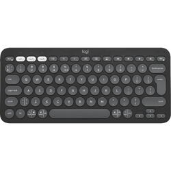 Tastatura Logitech Pebble Keys 2 K380s, Wireless/Bluetooth, Tonal Graphite