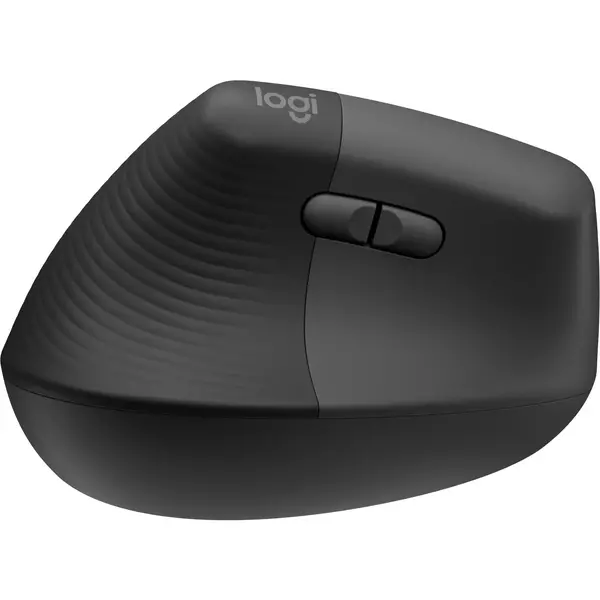 Mouse Logitech Lift Left Vertical Ergonomic, Wireless/Bluetooth, Black